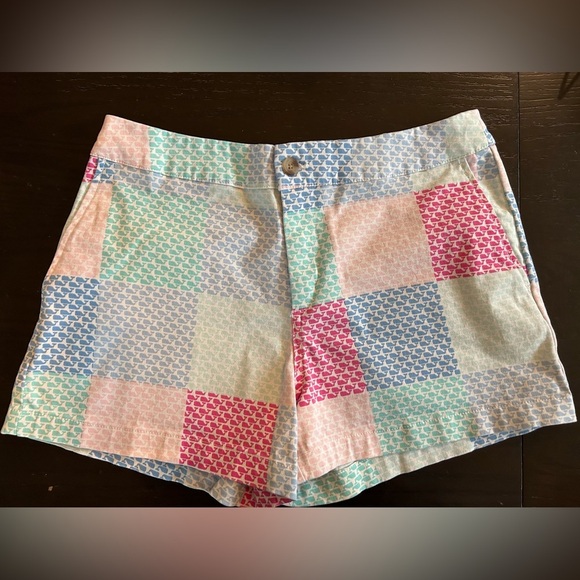 Vineyard Vines For Target Patchwork Whale Print Shorts - Size 6 - Picture 4 of 4